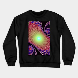 galaxy fractal Crewneck Sweatshirt